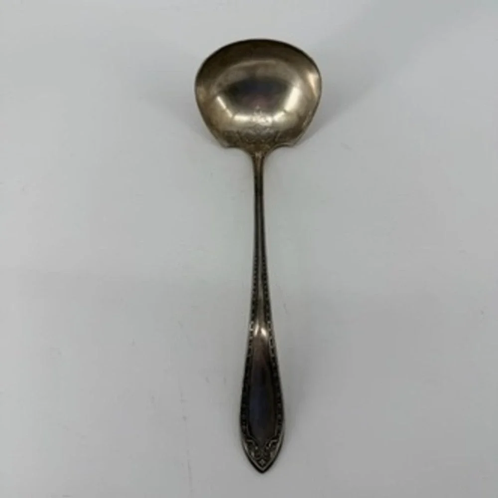 Oneida Community‎ Silver Plate Sheraton Gravy Ladle Vintage 1910 Pattern 9 inch